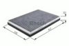 BOSCH 1 987 431 164 Filter, interior air